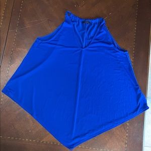 A Royal blue sleeveless Top L